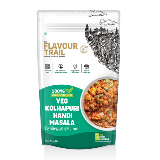 Pure & Natural Veg Kolhapuri Handi Masala