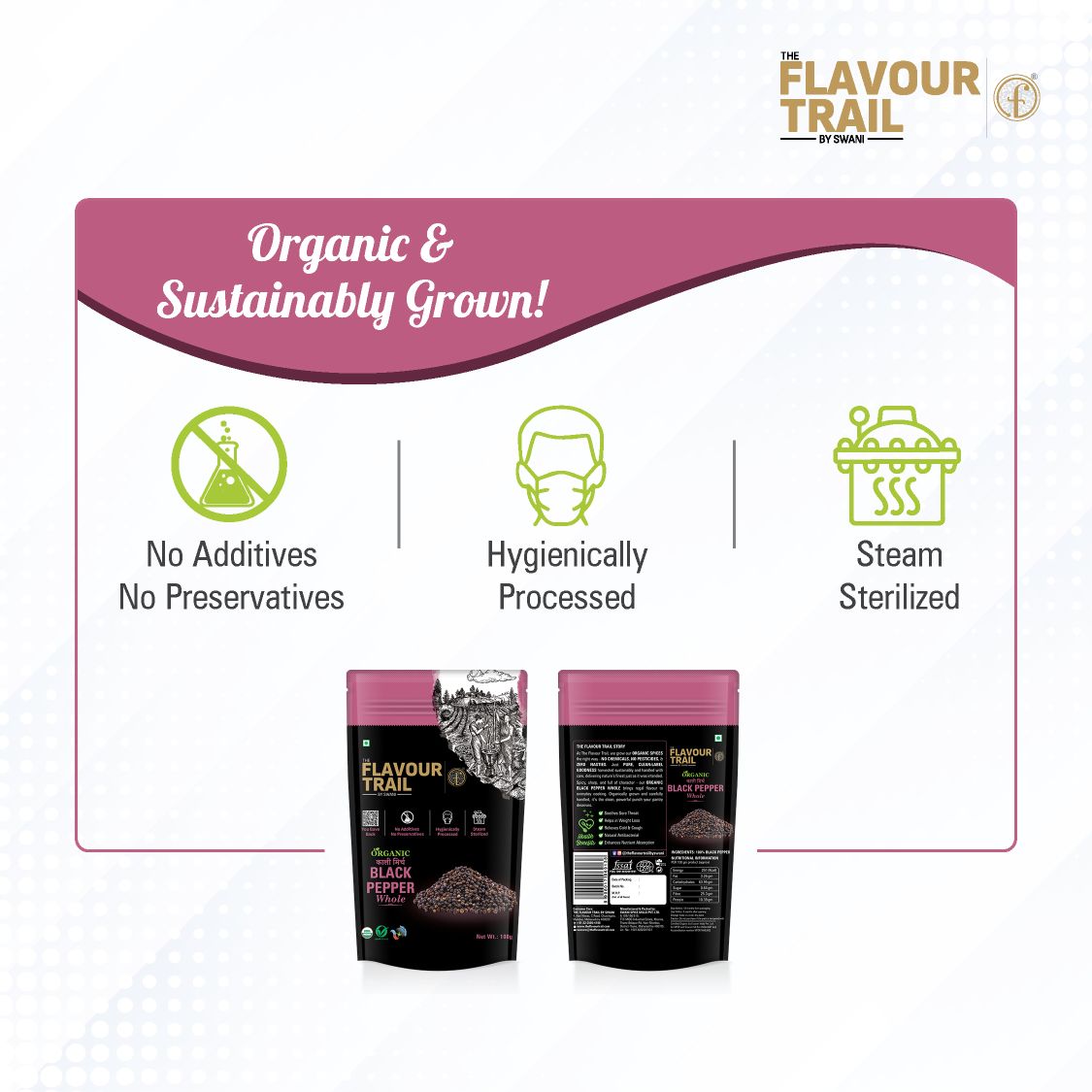 Organic Black Pepper Whole