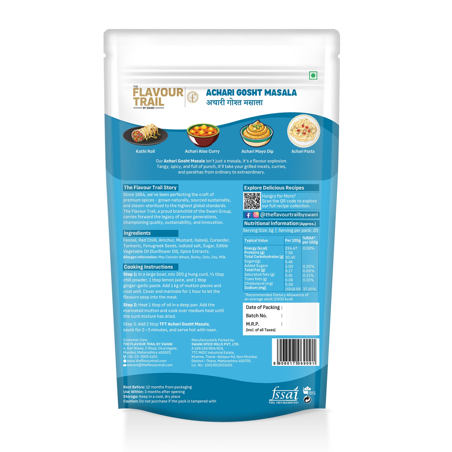 Pure & Natural Achari Gosht Masala
