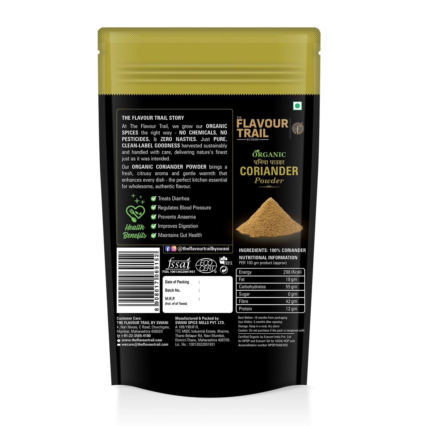 Organic Coriander Powder