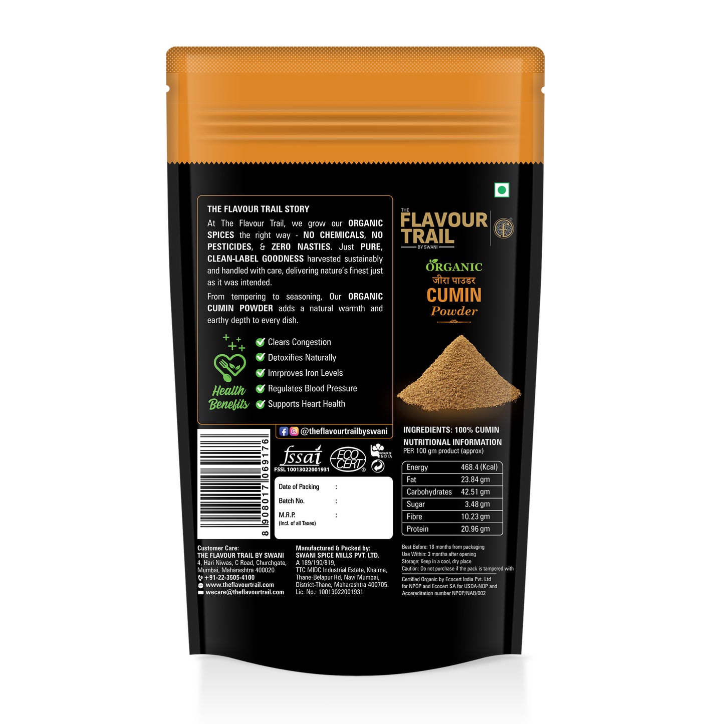 Organic Cumin Powder
