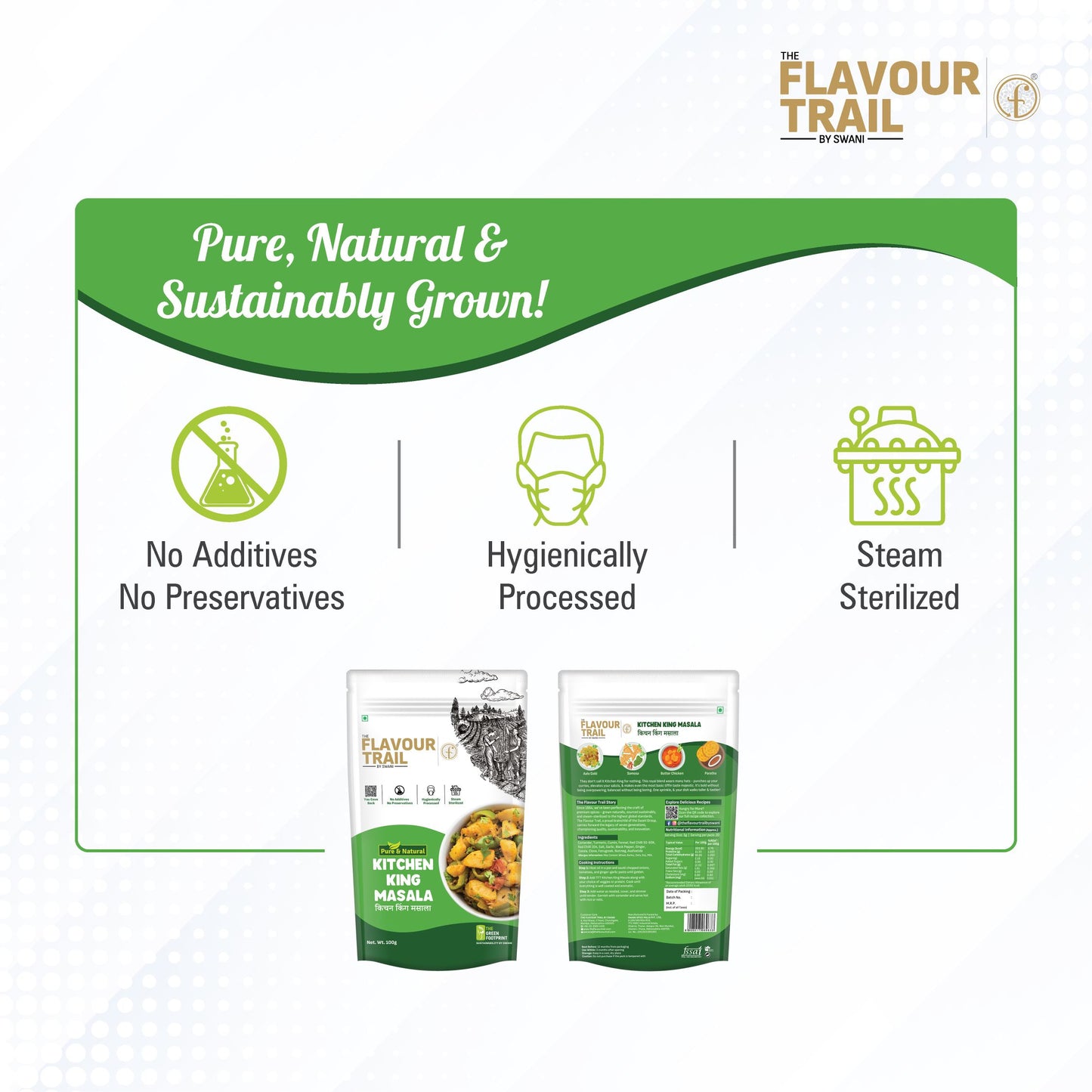 Pure & Natural Kitchen King Masala - 100gms.