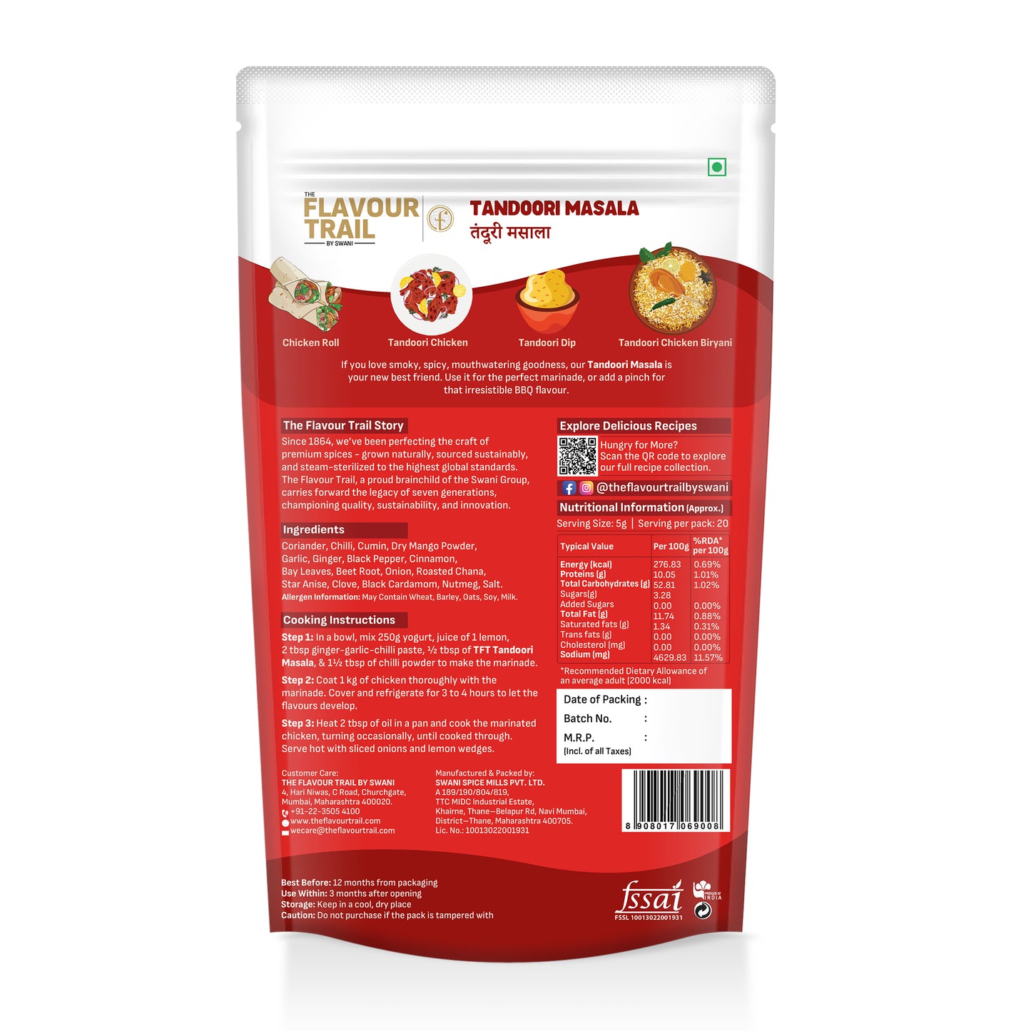 Pure & Natural Tandoori Chicken Masala