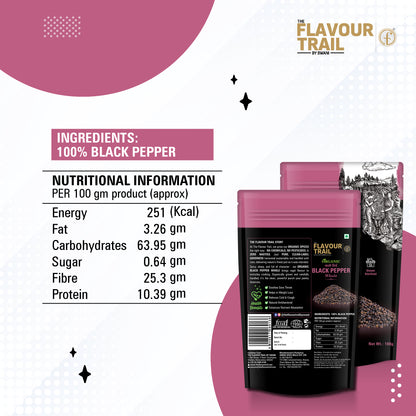Organic Black Pepper Whole