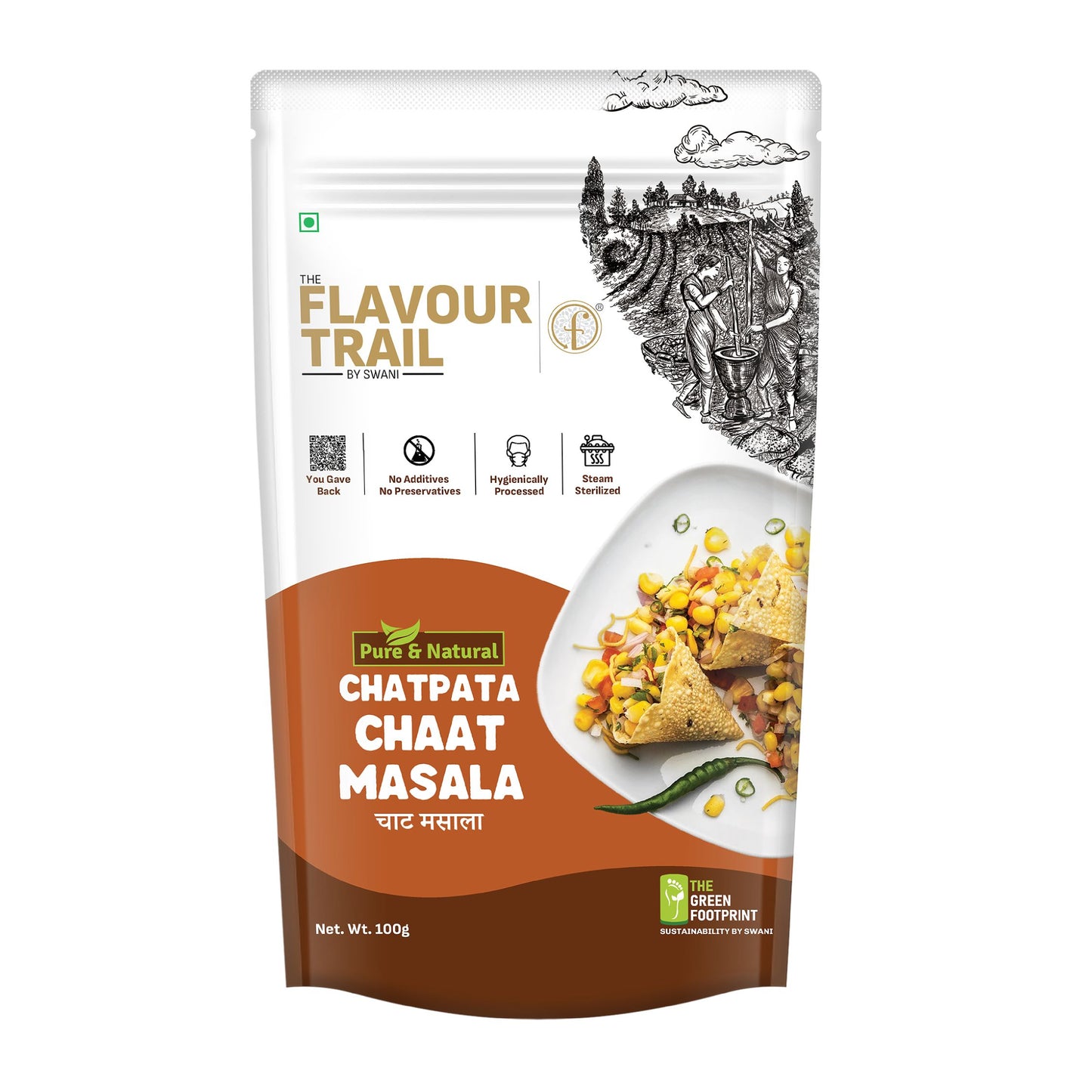 Pure & Natural Chatpata Chat Masala - 100gms.