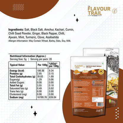 Pure & Natural Chatpata Chat Masala - 100gms.