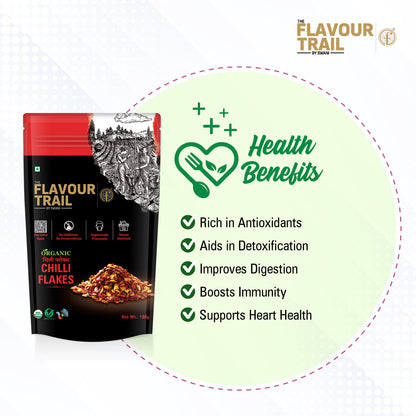 Organic Chilli Flakes 100 gms