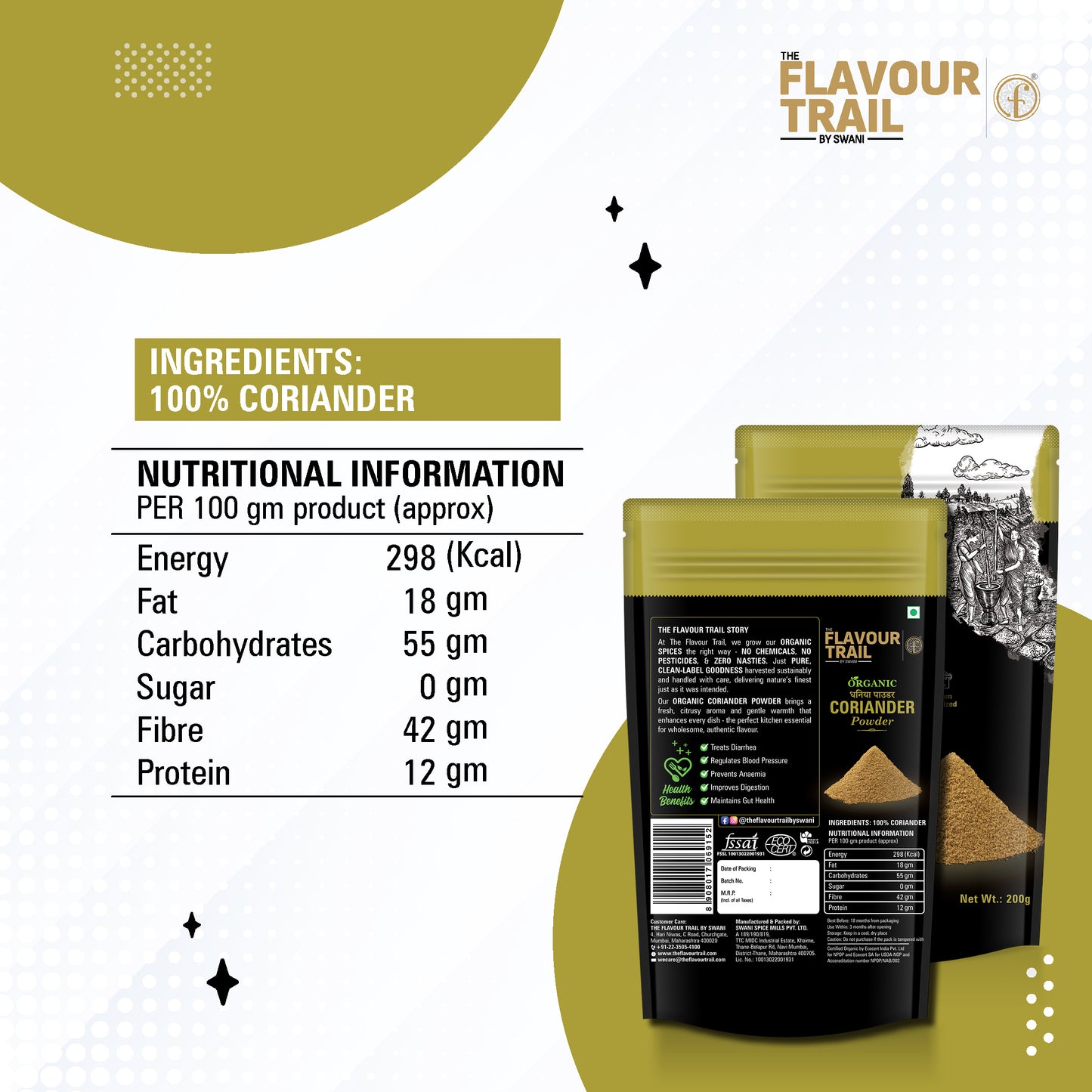 Organic Coriander Powder