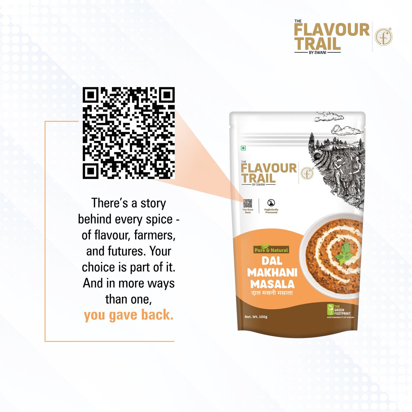 Pure & Natural Dal Makhani Masala - 100gms.