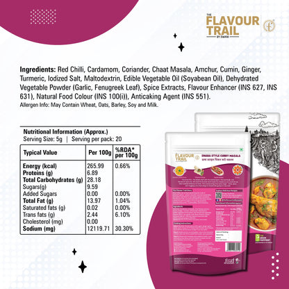 Pure & Natural Dhaba Style Chicken Curry - 100gms.