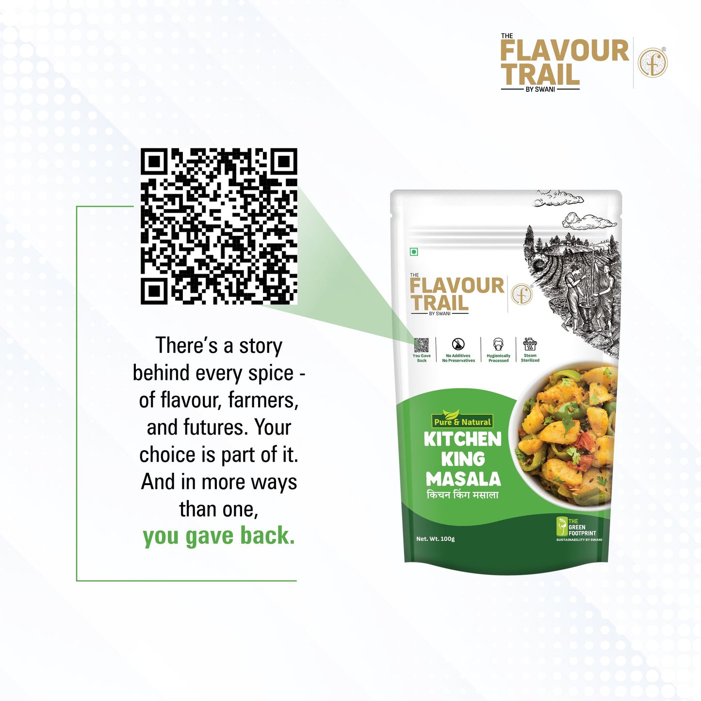 Pure & Natural Kitchen King Masala - 100gms.