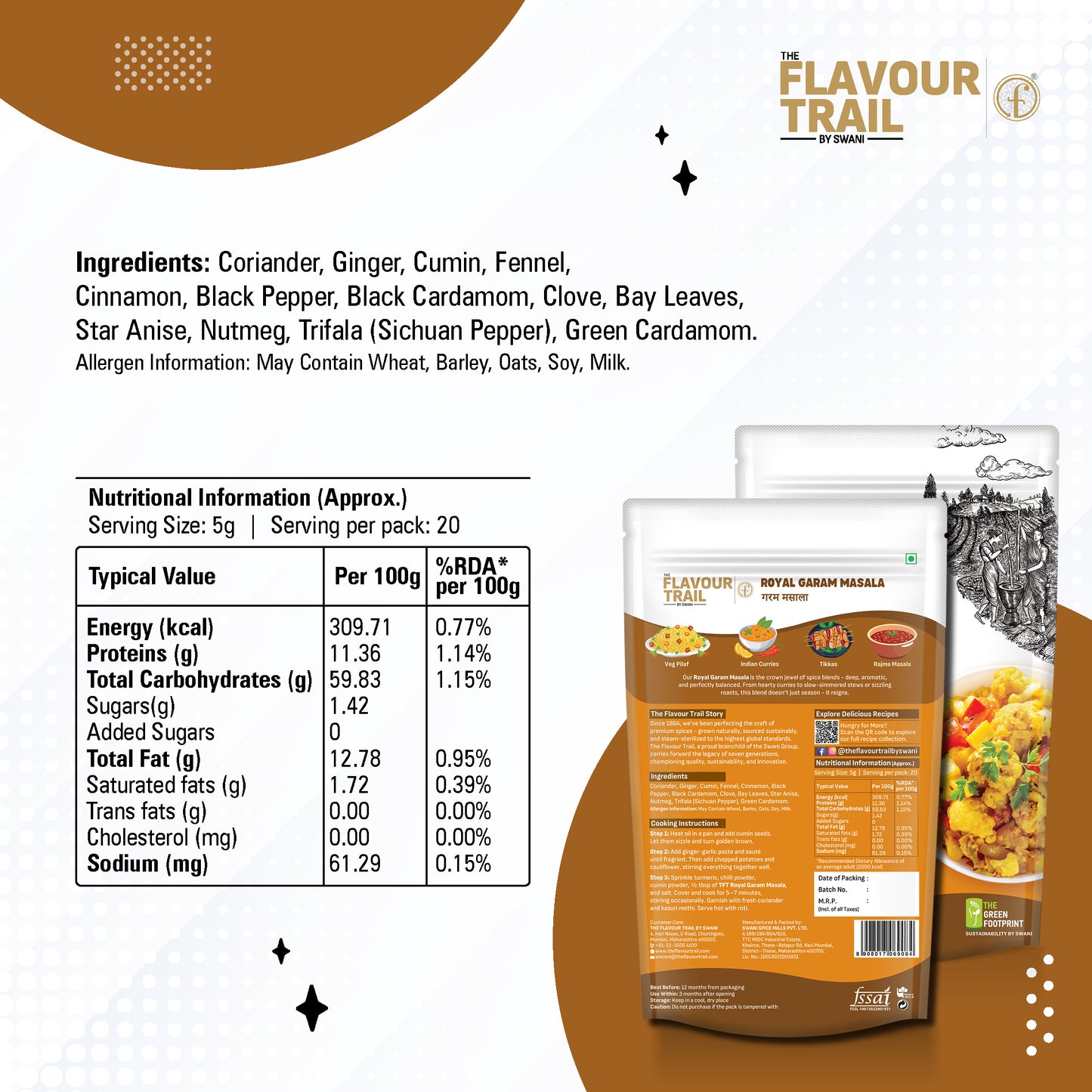 Pure & Natural Royal Garam Masala 100gms