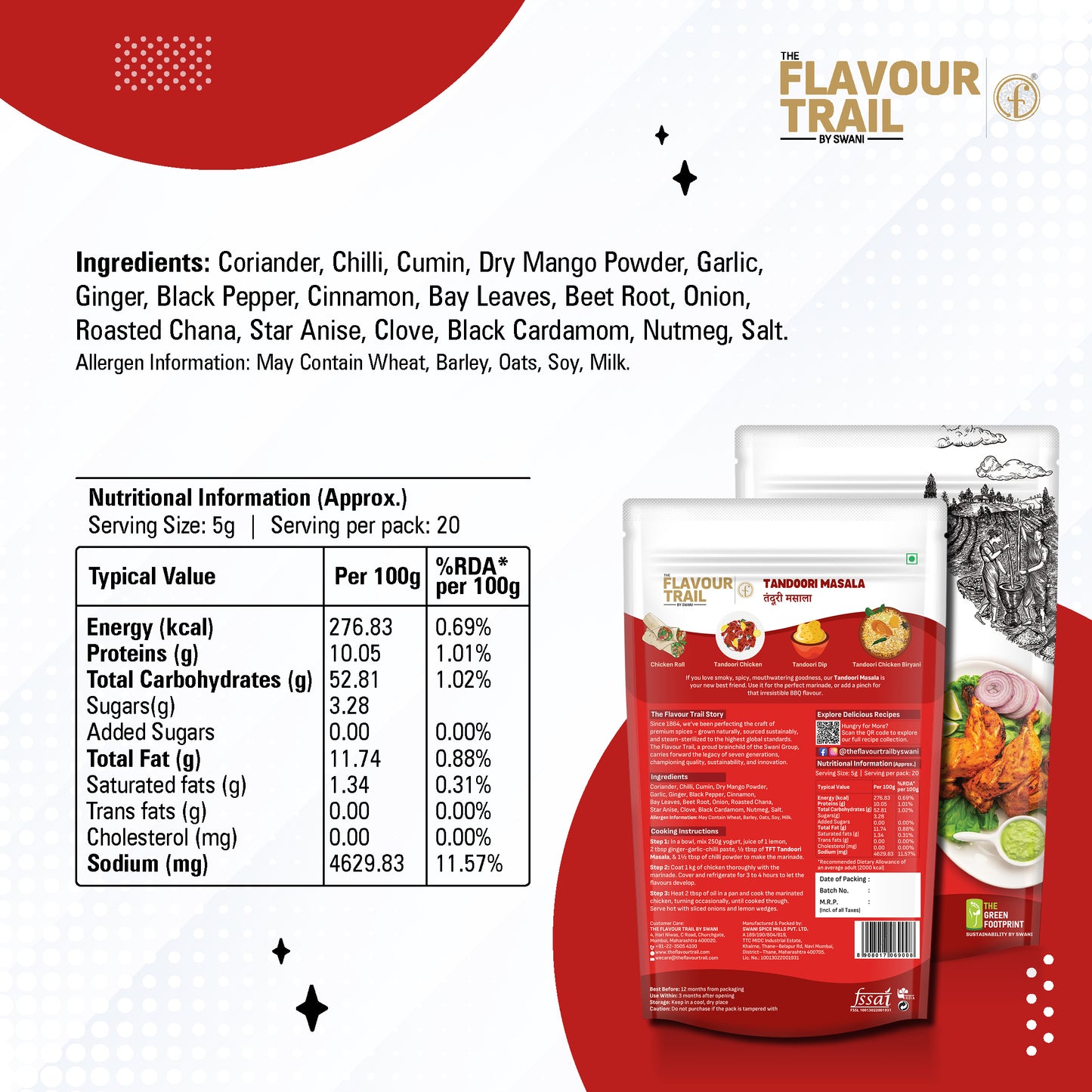 Pure & Natural Tandoori Chicken Masala