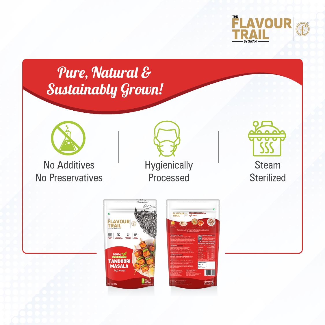 Pure & Natural Tandoori Masala Veg