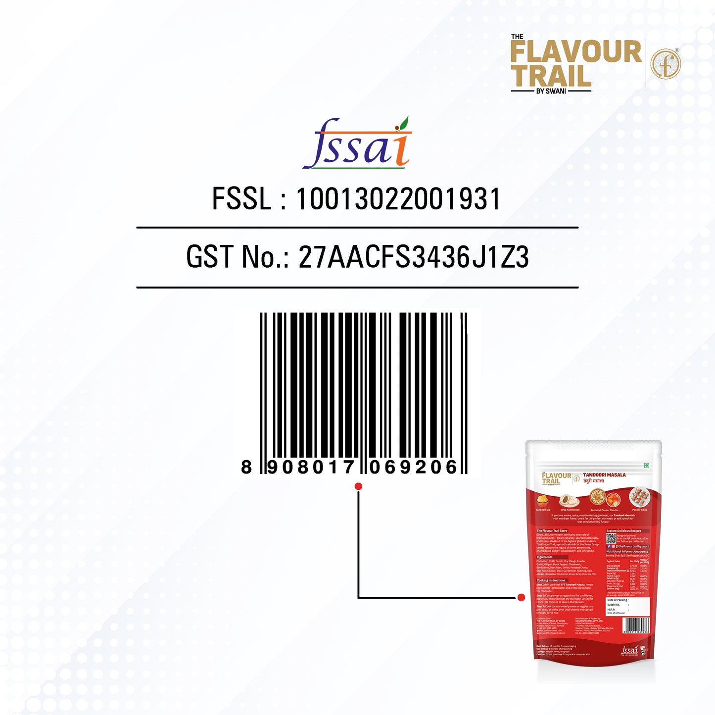 Pure & Natural Tandoori Masala Veg