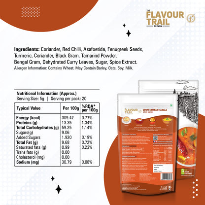 Pure & Natural Udupi Sambar Powder Masala