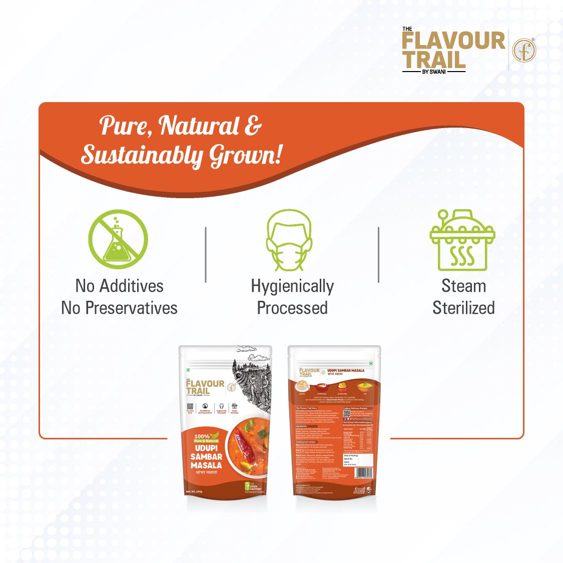 Pure & Natural Udupi Sambar Powder Masala