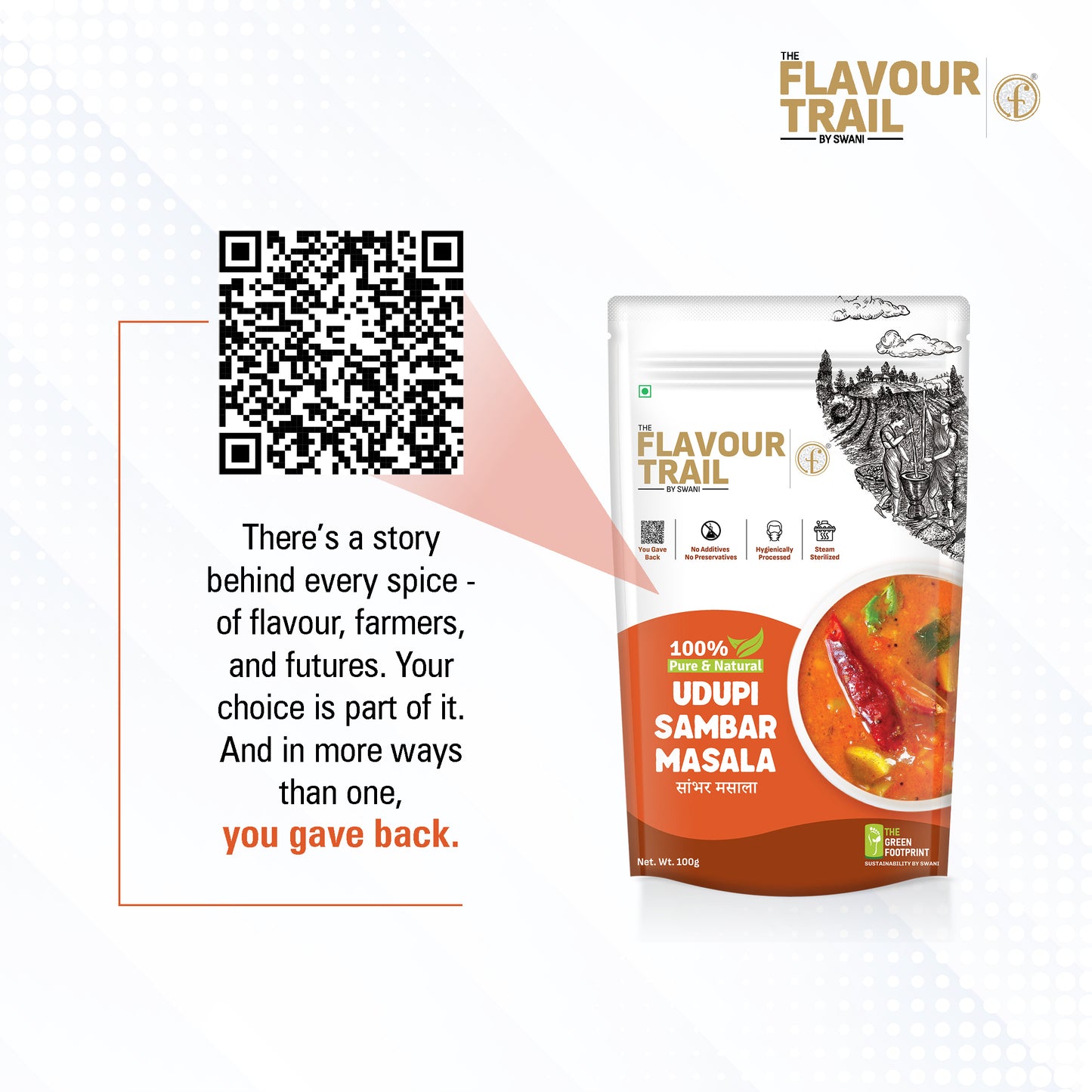 Pure & Natural Udupi Sambar Powder Masala