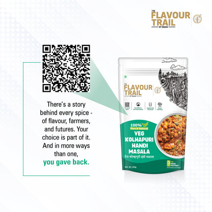 Pure & Natural Veg Kolhapuri Handi Masala