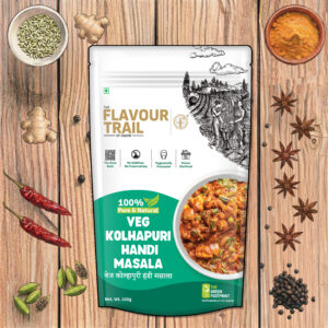 Pure & Natural Veg Kolhapuri Handi Masala 100gms