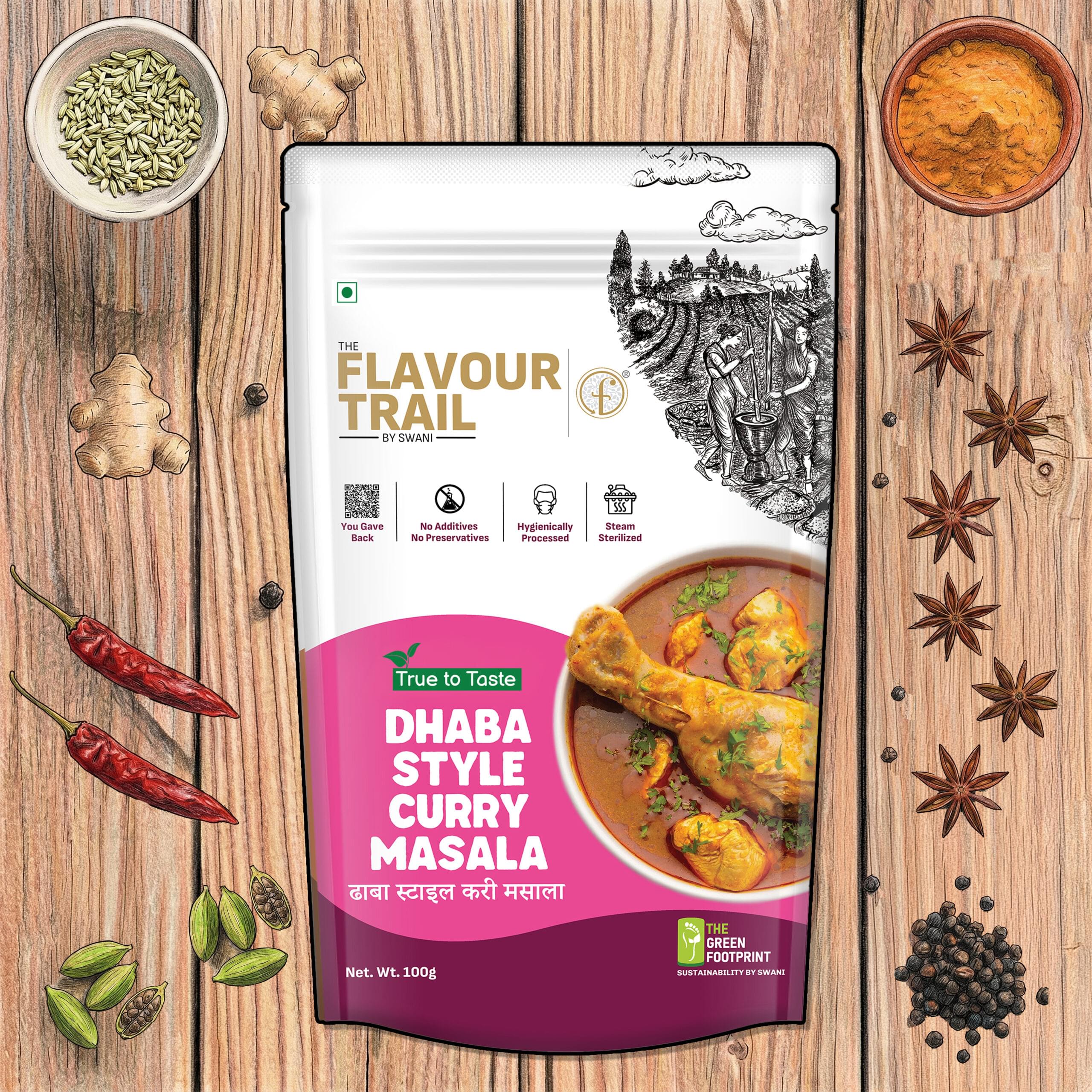 Pure & Natural Dhaba Style Curry Masala 100gms