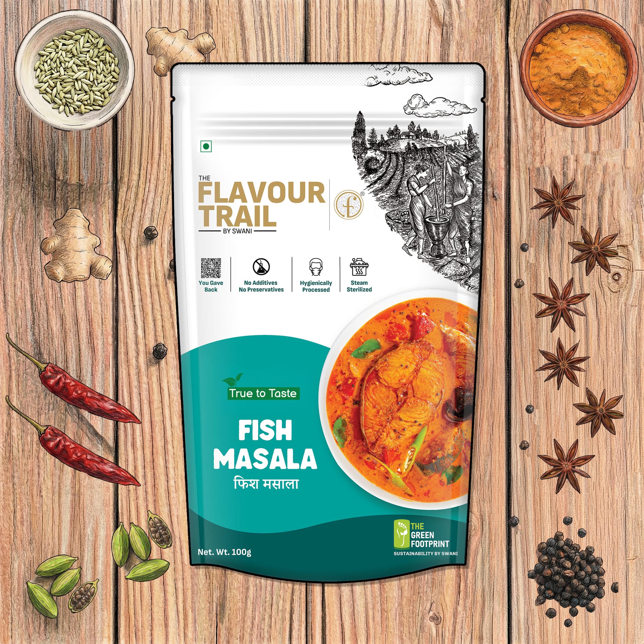 Pure & Natural Fish Masala 100gms