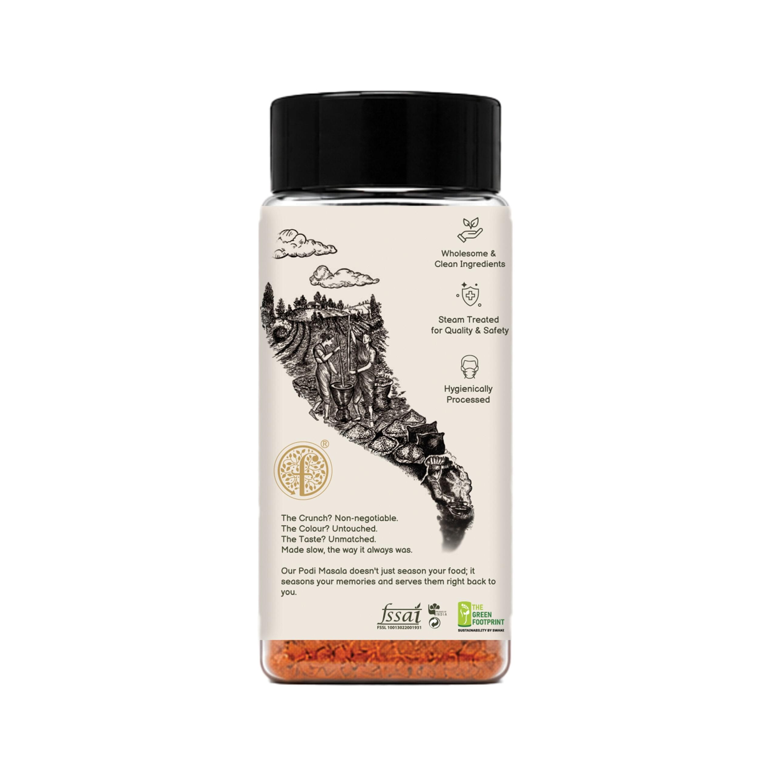 The Flavour Trail by Swani True to Taste Simply South Podi Masala 100gms - Image 5